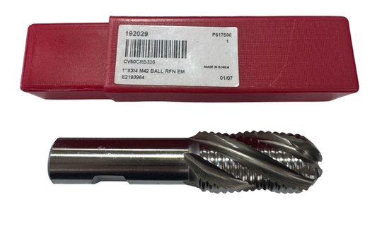 ProCut 1" Cobalt Ball Nose Roughing End Mill 5 Flute Coarse