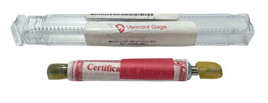 Vermont Gage 6-40 UNF 2B Go/No-Go STI Assembly USA Made