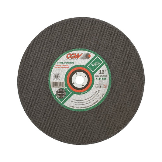 CGW 14" x 5/32" x 1" High Speed Gas Saw Blade Stone/Concrete 10 Pack