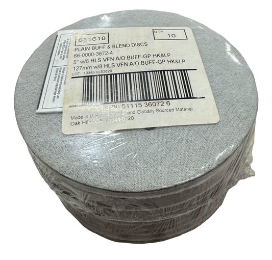Standard 5" Surface Conditioning Hook & Loop Discs 8 Hole VFN A/O 10 Pack