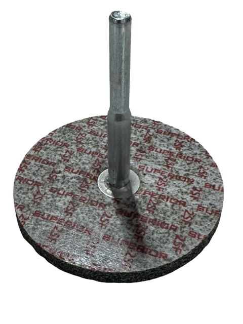 Superior 2" x 1/4" x 1/4" Deburring Wheel 2SF Silicon Carbide