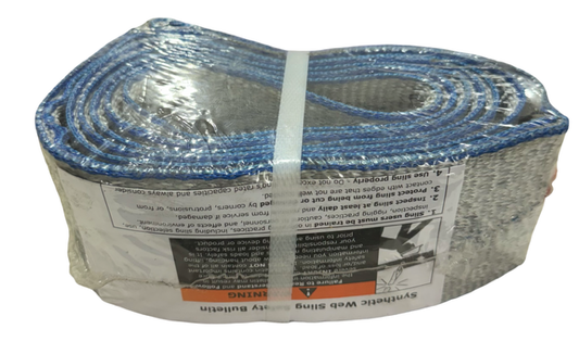 Lift-All 4" x 4 ft Endless Polyester Websling, 2-Ply Tuff-Edge