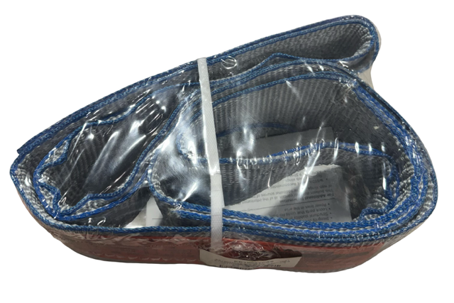 Lift-All 3" x 4 ft Polyester Flat Eyes Web Sling, 2-Ply Tuff-Edge