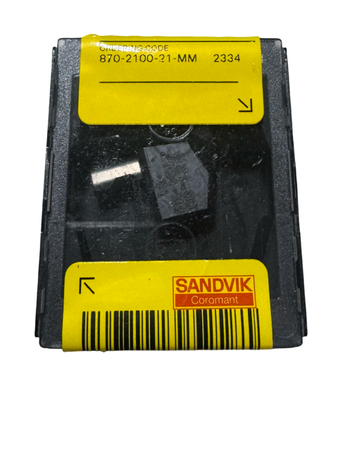 Sandvik 21mm Carbide Drill Tip Insert 870-2100-21-MM 2334