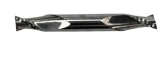 1/2" Carbide Double End Mill 2 Flute Stub LengthUSA Made