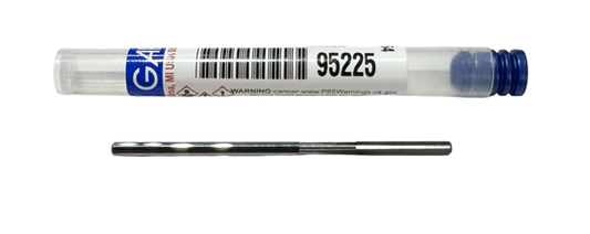 Garr .0970" Solid Carbide Chucking Reamer with Neck Relief Straight Shank Straight Flute