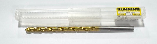 Guhring Letter I Cobalt Taper Length Drill Tin Coated 130° Split Point