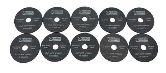 Olympus 2" x 1/16" x 3/8" Cut-Off Wheel Die Grinder Cutting Discs 10 Pack