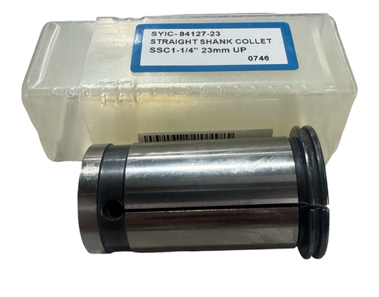 Techniks Milling Chuck Sleeve, 23 mm Hole Dia, 1-1/4" Shank Dia, 2-3/4" OAL