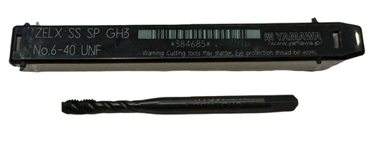 Yamawa 6-40 UNF HSS-E Spiral Flute Tap 3 Flute H3