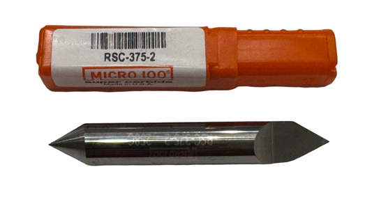 Micro 100 3/8" Carbide Engraving Tool 2-1/2" Overall 60° USA