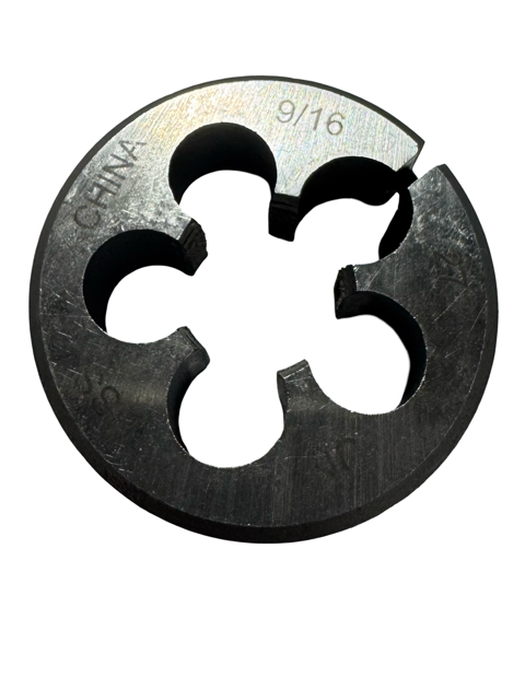 ProCut 9/16"-27 UN HSS Adjustable Round Die 1-1/2" Outside Diameter