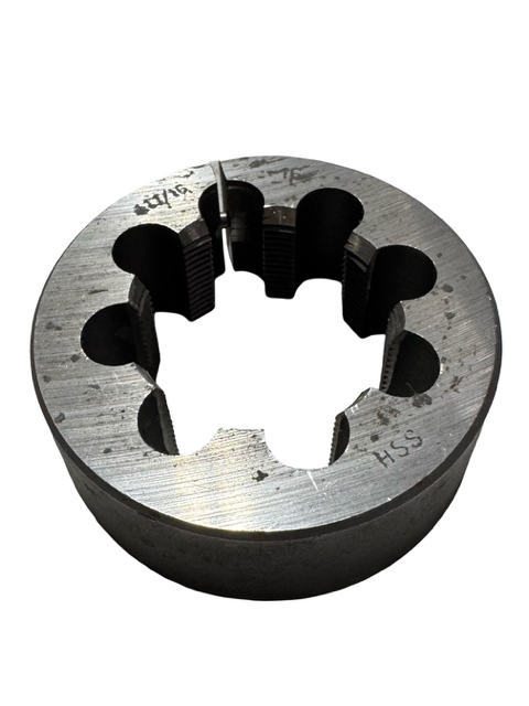 ProCut 1-11/16"-16 UN HSS Adjustable Round Die 3" Outside Diameter