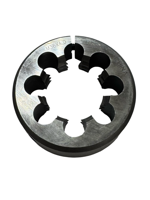 ProCut M36 x 4mm HSS Adjustable Round Die 2-1/2" Outside Diameter