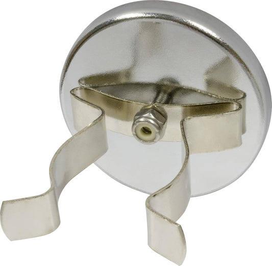 MAG-MATE MX2500NP01 Cup Magnet with Nickel Plated Spring Clamp, 41 lb