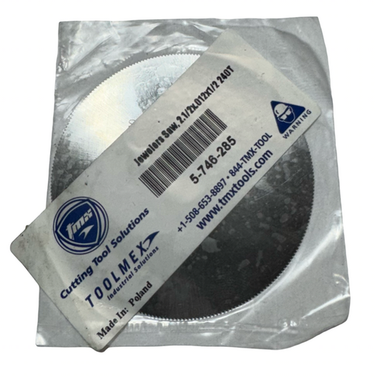 TMX 2-1/2" x .012" X 1/2" - HSS - Jewelers Slotting Saw