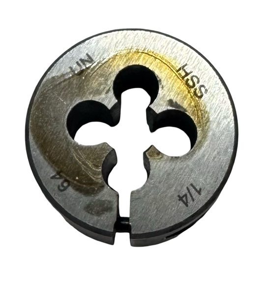 ProCut 1/4"-64 UN HSS Speical Pitch Round Adjustable Die