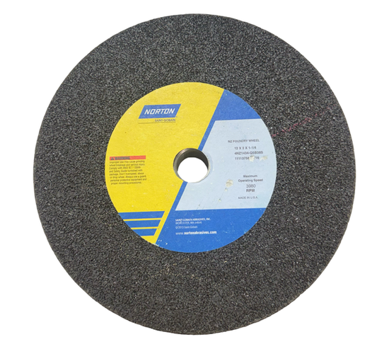 Norton 12" x 2" x 1-1/4" NZ Foundry Wheel 4NZ1434-Q5B38S