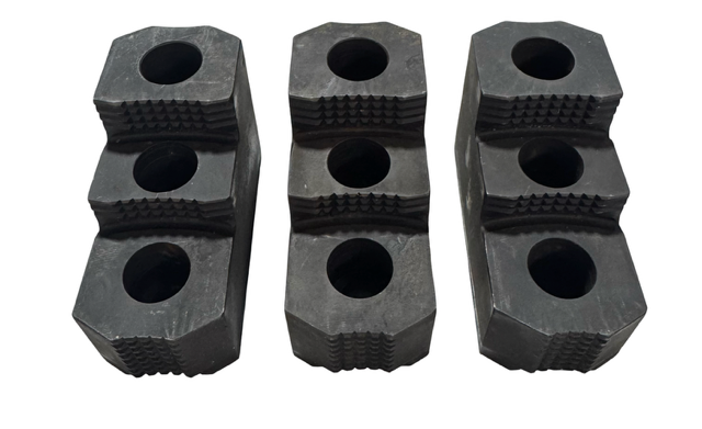 Serrated Hard Top Jaw - For 11" & 12" Chucks 3 Pack