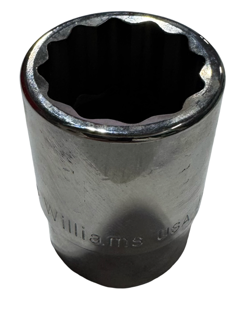 Williams 3/4" Drive 1-1/8" Socket 12 Point USA Made H-1236