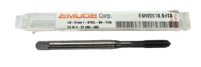 Emuge 6-32 UNC-3BX Cobalt STI Thread Forming Tap TiCN COATED