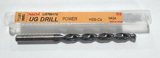 Nachi 15/64" Cobalt Drill Bit TiCN Coated UG Power Drill