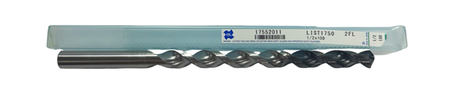 OSG 1/2" Cobalt Helios Drill Bit 10xD WXL Coated Extra Long Drill