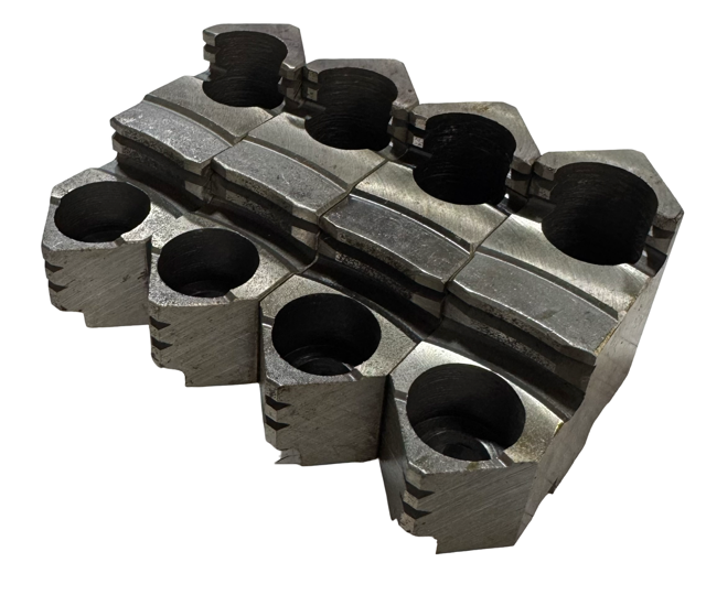 Bison 6" 4-Piece Set Hard Top Lathe Chuck Jaws 7-883-406