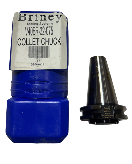 Briney CAT40 Collet Chuck ER32 x 3/4" Projection USA Made V40BR-32-075