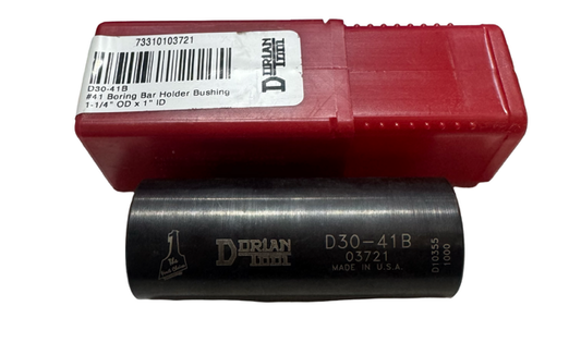 Dorian Tool Bushing, 1" ID, 1-1/4" OD for Holder #41 USA Made