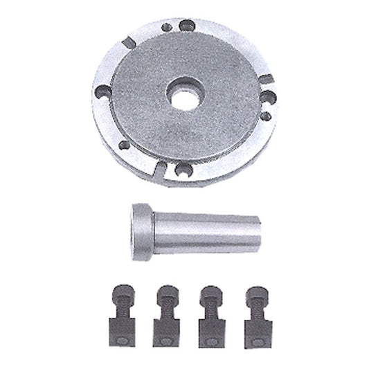 Bison Fully Machined Base Plate for 10" Set-Tru Chucks for Rotary Tables