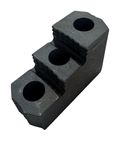 1.5mm Serrated Double Step Hard Jaw for 6" Kitagawa, Matsumoto, Howa & Seike Chucks