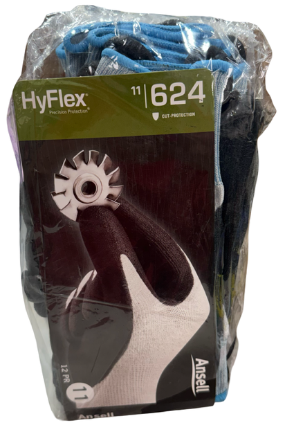 Ansell Hy-Flex Safety Gloves Cut Resistant Level A2 Light-Duty Size XL 1 Dozen