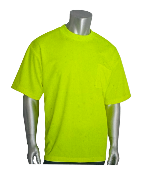 PIP Hi-Vis Short Sleeve T-Shirt Non-ANSI Rated Size XL