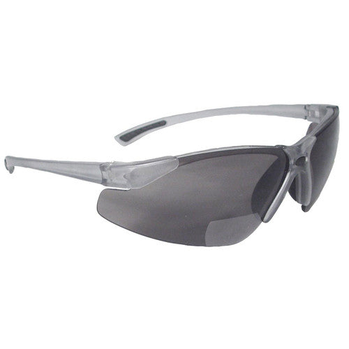 Radians Bi-Focal Readers Safety Glasses, Smoke Lens, 1.5