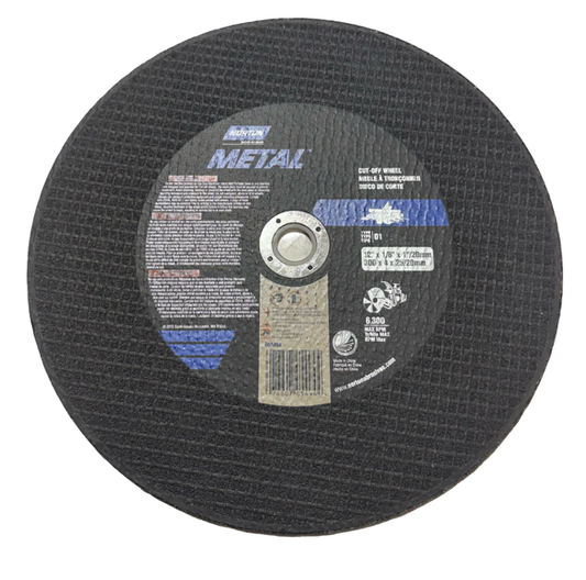 Norton 12" x 1/8" x 1" Cut-Off Wheel Metal Cutting Type 1