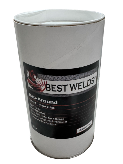BEST WELDS Rap-Around, Small, 2-1/2" x 2ft, Abrasion & Heat Resistant, 900-RA150