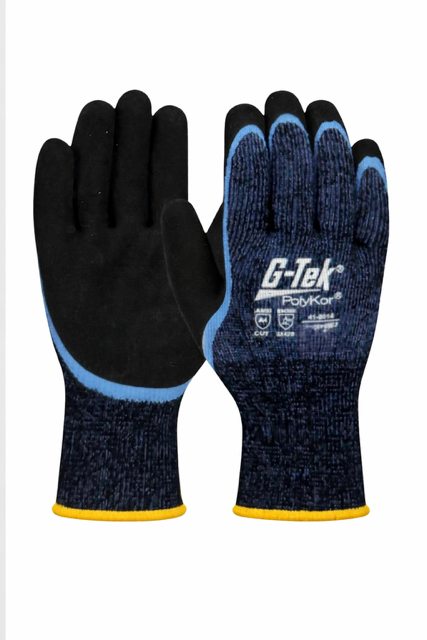 PIP G-Tek Insulated Safety Gloves Acrylic Blend Double Dip Latex Grip on Palm Size Medium
