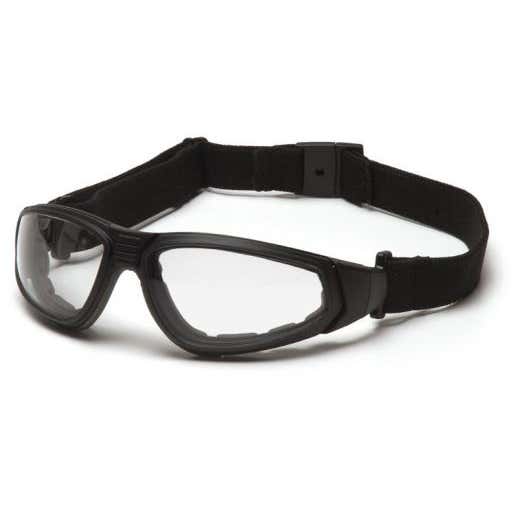 Pyramex Wraparound Reader Safety Glasses Black Frame +2.00 Magnification