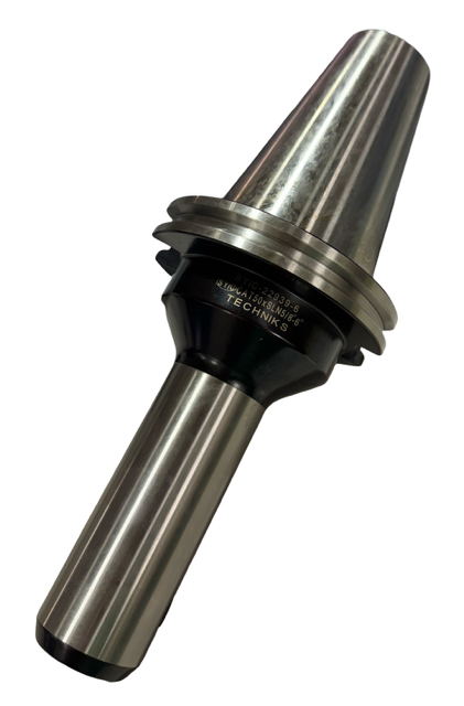 Techniks CAT50 V-Flange End Mill Holder, 5/8" Diameter, 6" Projection