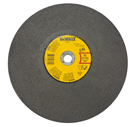 DEWALT 14" x 1/8" x 1" Metal Portable Saw Cut-Off Wheel DWA8030