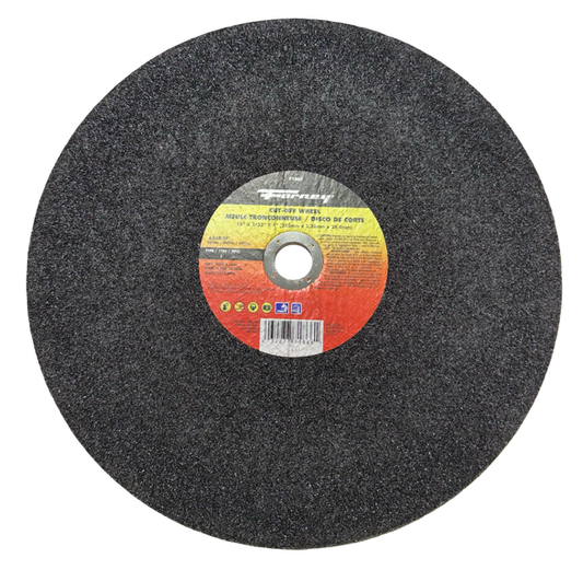 Forney 14" x 3/32" x 1" Metal Cut-Off Wheel A36R-BF