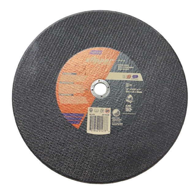 Norton 14" x 3/32" x 1" Metal-Cut Off Wheel Type 1