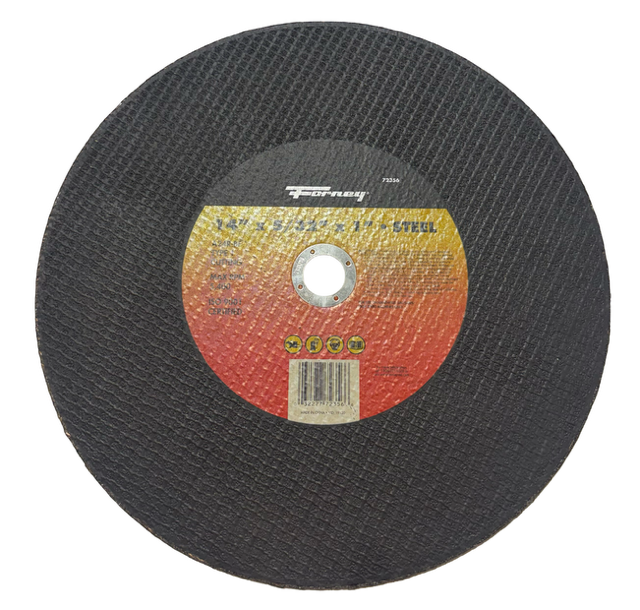 Forney 14" x 5/32" x 1" Metal Cut-Off Wheel A24R-BF Type 1