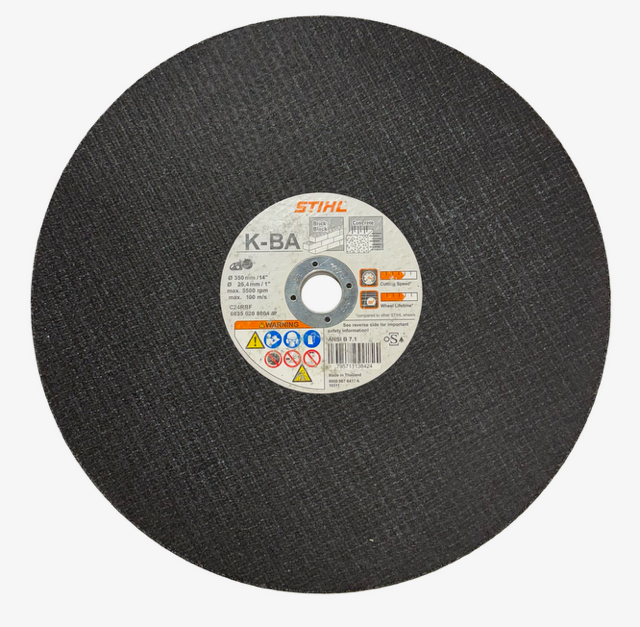 STIHL 14" Masonry Cut-Off Wheel Brick & Concrete C24RBF