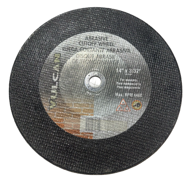Vulcan 14" x 3/32" x 1" Masonry Chop Saw Cut-Off Wheel