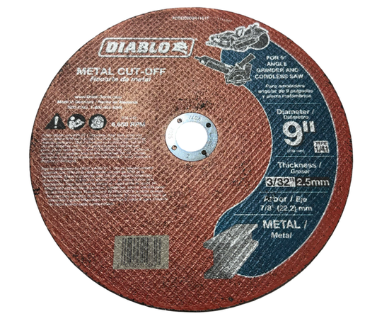 Diablo 9" x 3/32" x 7/8" Metal Cut-Off Wheel
