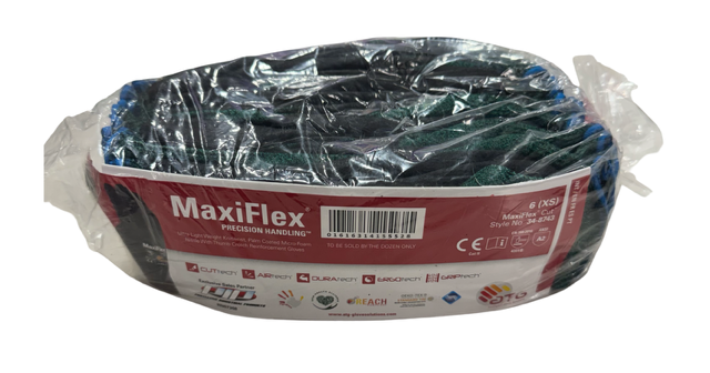 MaxiFlex Cut Resistant Safety Gloves, Micro Dot Palm, Touchscreen, Size XL, 12 Pairs