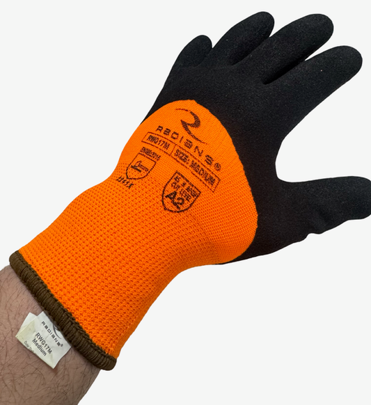 Radians Latex Coated Cold Weather Gloves Size Medium
