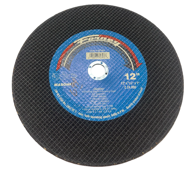Forney 12" x 5/32" x 1" Masonry Cut-Off Wheel C-24-RBF